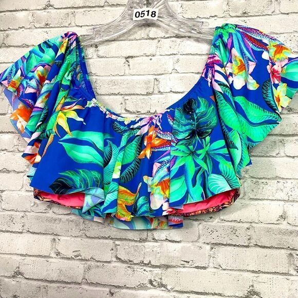 Anthropologie Maaji Off Shoulder Bikini Top Sz M - Picture 4 of 9